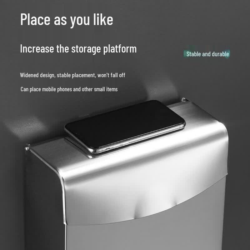 Drui'en Stainless Steel Waterproof Toilet Paper Dispenser