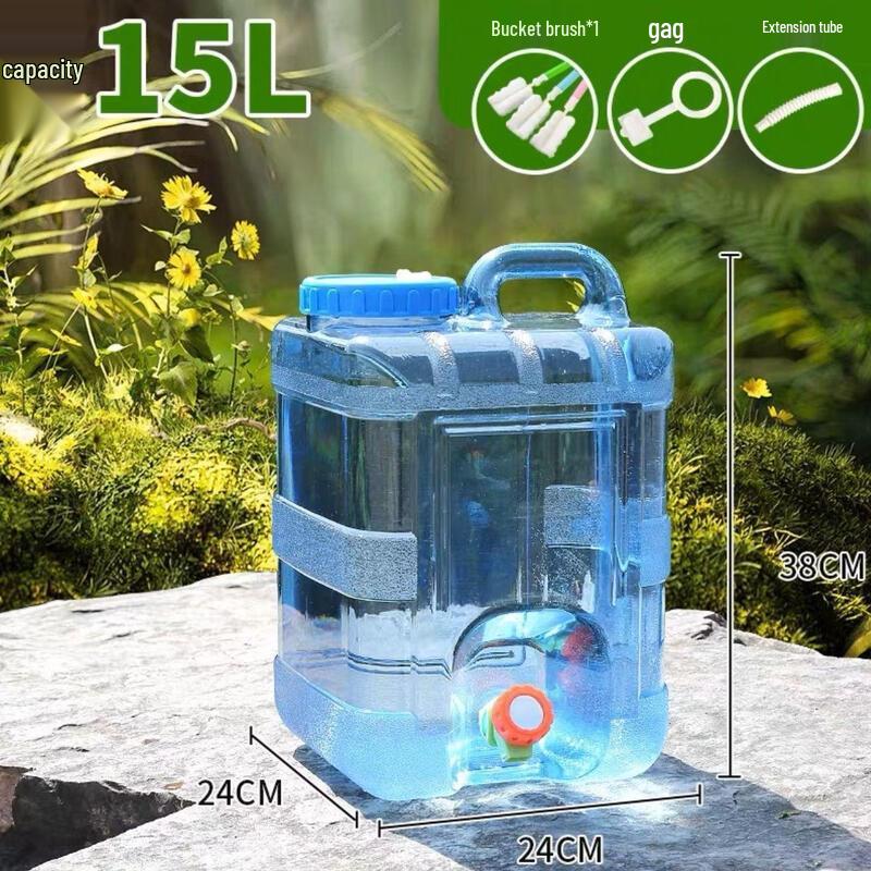 Thickened Portable Camping Water Tank with Faucet