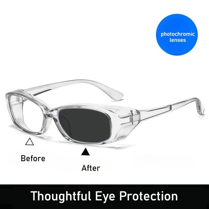 New Color Changing Anti Fog Goggles Blue Light Blocking Glasses UV Protection Glasses Anti-saliva Dust-proof for Men Women