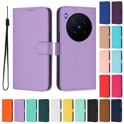 Custodia Flip in Pelle di Lusso Per Vivo X300 X300 Pro Cover Flip su Per Vivo X200 Pro Mini X200 Ultra X200S FE Portafoglio Borse Custodie Guscio