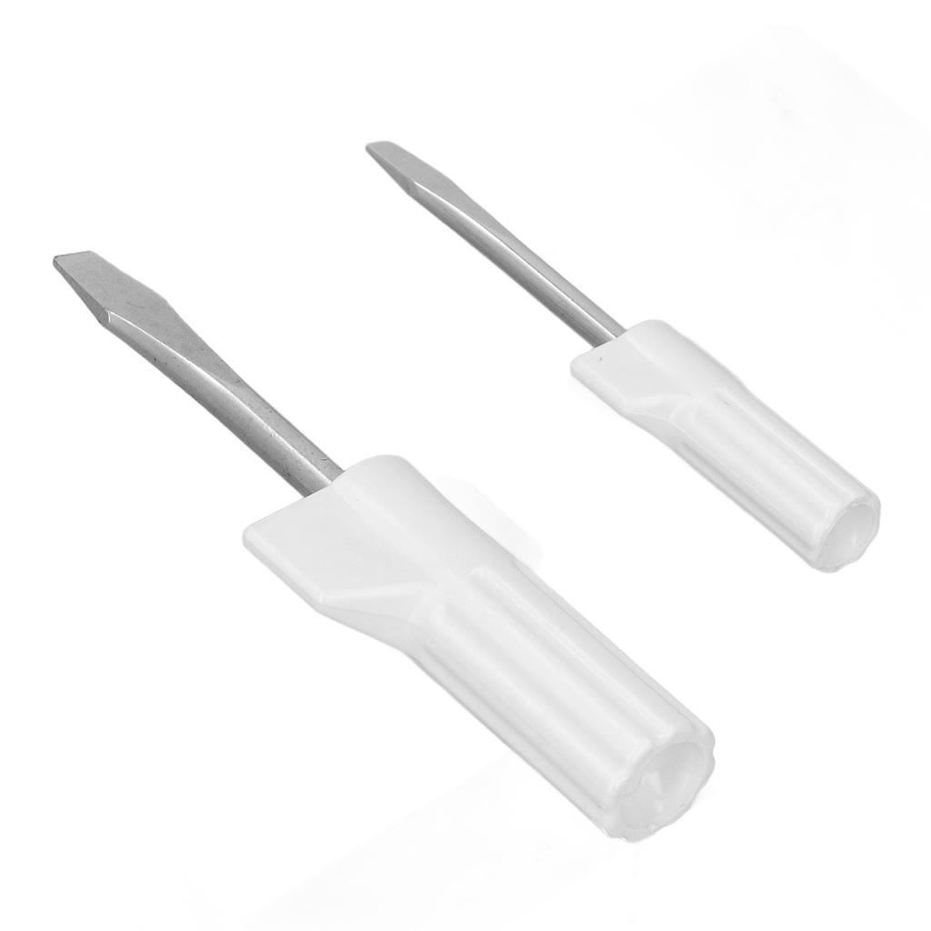 4 Pieces Slot Screwdrivers Plastic Handle Stainless Steel Multifunctional Screwdriver Set for Home
