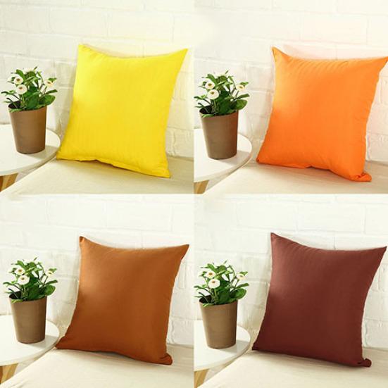 Simple Fashion Square Throw Home Decorative Pillow Case Sofa Waist Cushion Cover