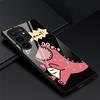 Cartoon Phone Case For Samsung Galaxy S22 Plus Ultra Cute Duck Glass Cases For Galaxy S20 Fe S21ultra S23plus S21fe Black Cover