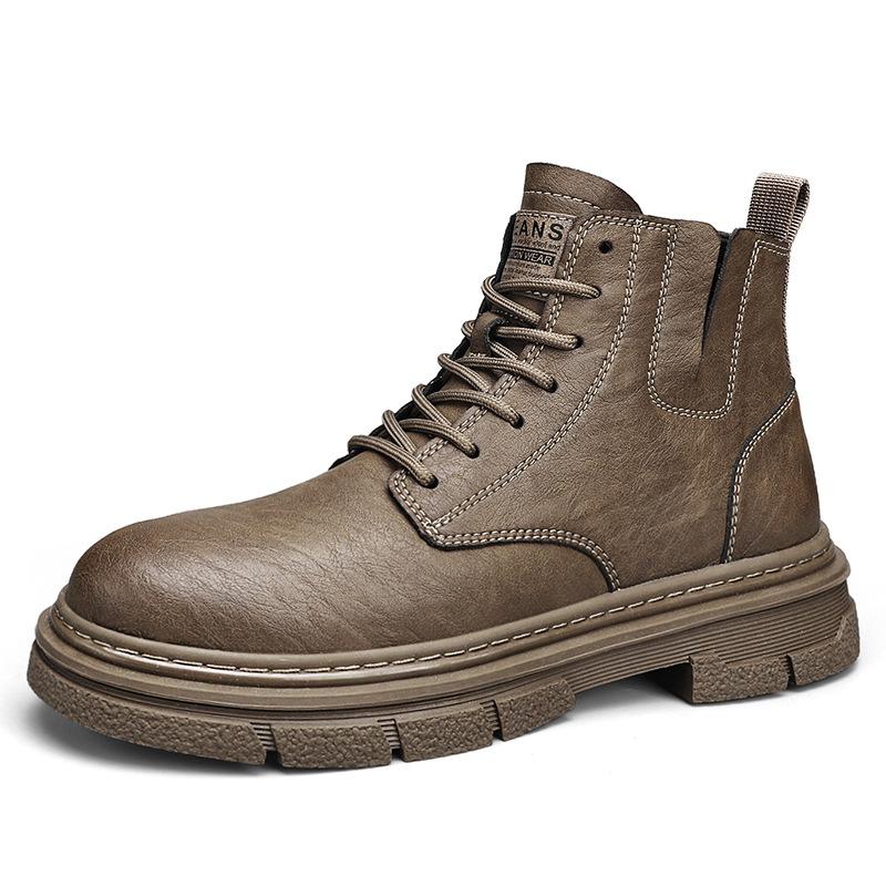 Autumn and Winter High-top Martin Boots Men's Boots Short Casual Men's Shoes Versatile Tooling Boots