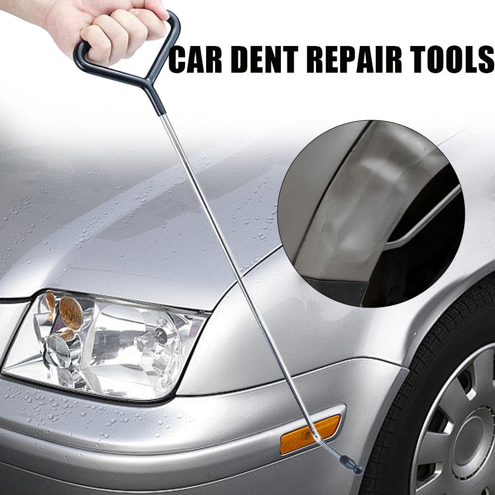 NEW Dent Removal Rods Newly Design Hook Tools Push Rod Black Car Crowbar Paintless Dent Repair Tools Kits Ding Hail Puller Set