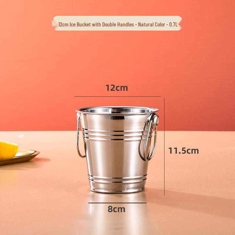 Trendy Stainless Steel Ice Bucket
