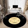 1pc The Smiths Vinyl Office Round Area Rug,  Mat Suitable For Office, Under Office Chairs Bedroom Living Room Home Decor, Room Deco