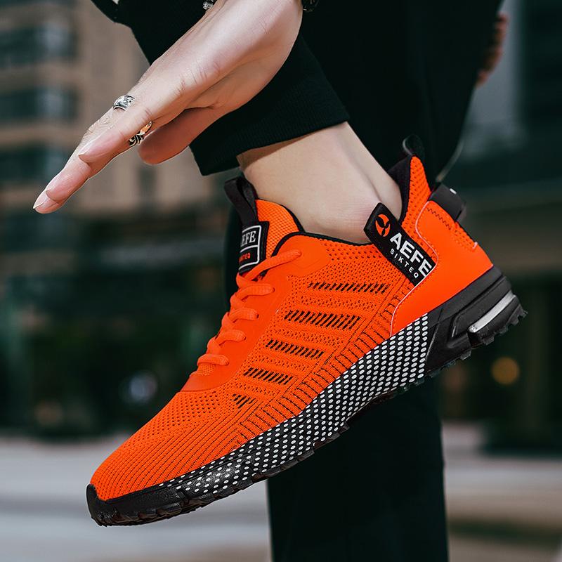 New 2024 Men Running Shoes Breathable Outdoor Sports Shoes Lightweight Sneakers for Men Comfortable Athletic Training Footwear