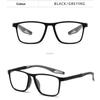 Photochromic Anti-Blue Light Reading Glasses Eye Protection Blue Ray Blocking Square Eyeglasses Ultralight Sports