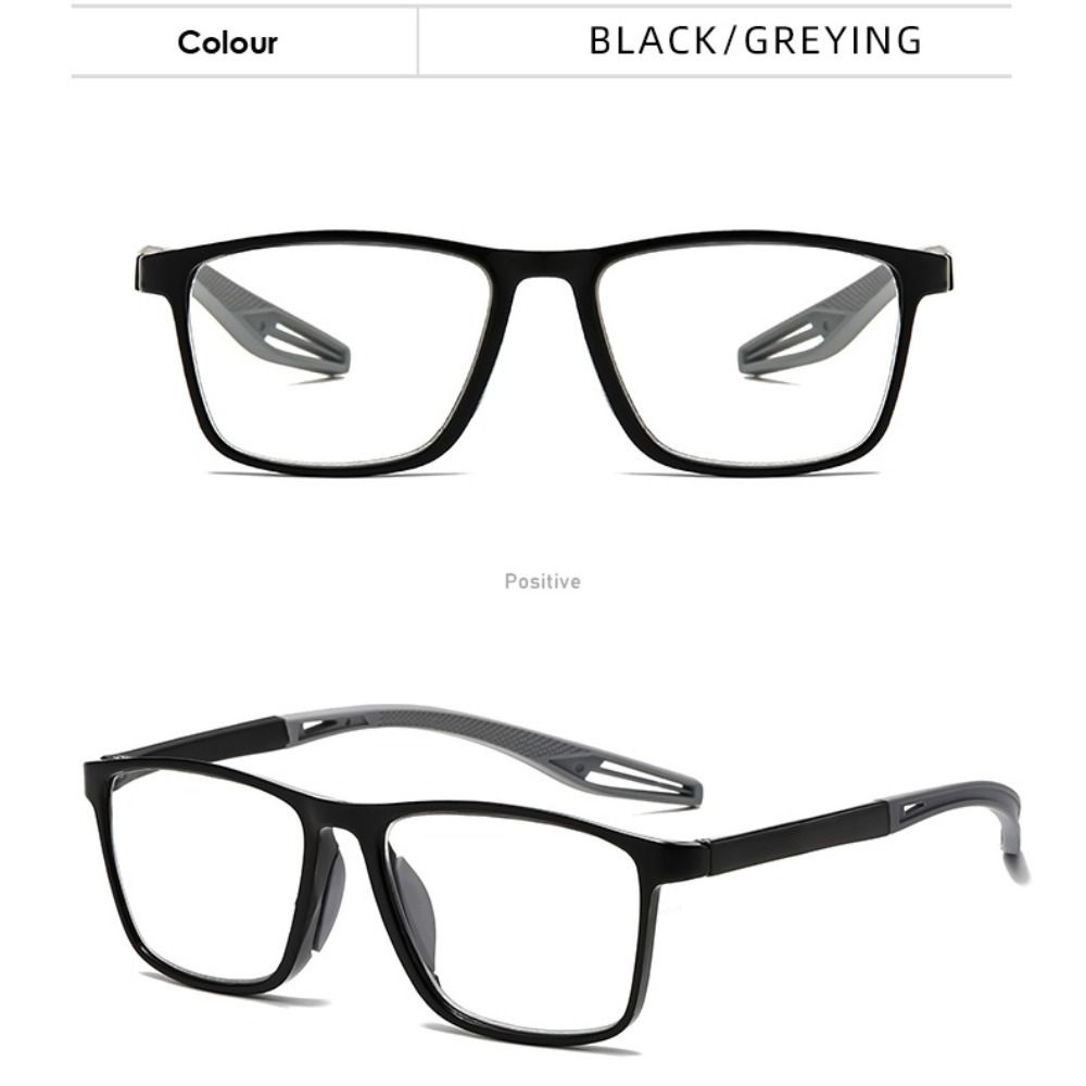 Photochromic Anti-Blue Light Reading Glasses Eye Protection Blue Ray Blocking Square Eyeglasses Ultralight Sports