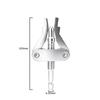 Driven Pipe Extractor with Hex Shank Hardened for Plumbing Repair