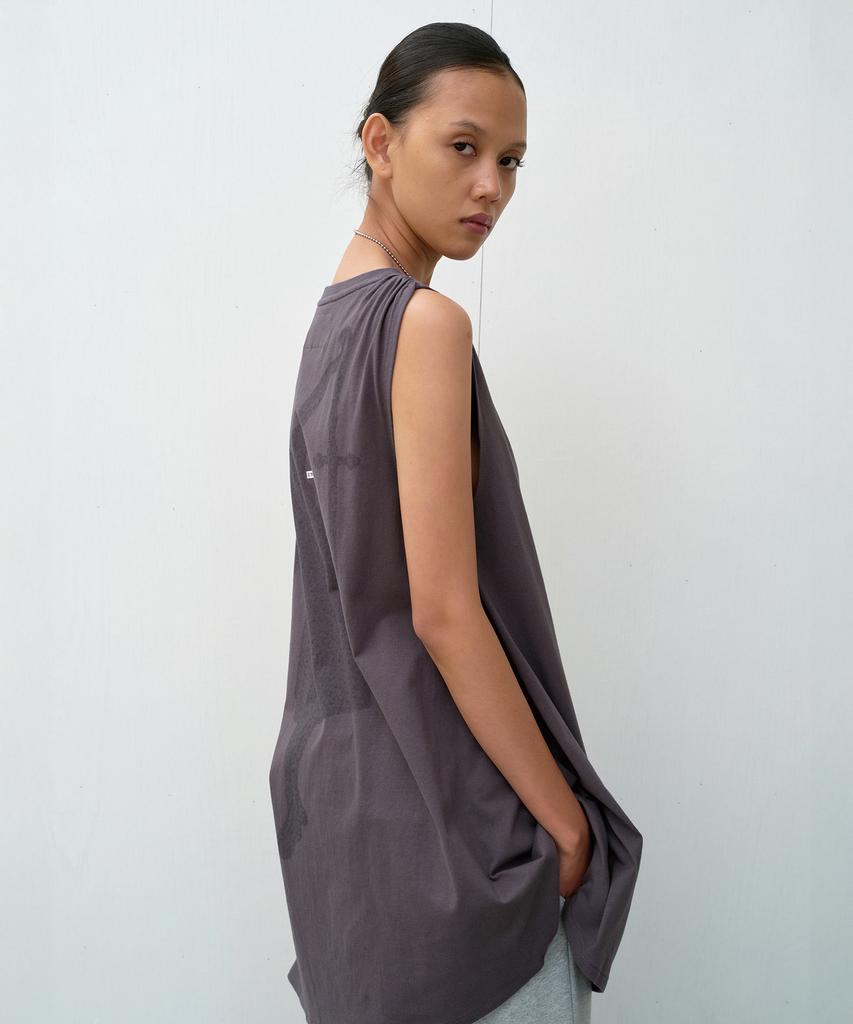 The Vinyl House Unbalance Layered One-Piece (W) Charcoal