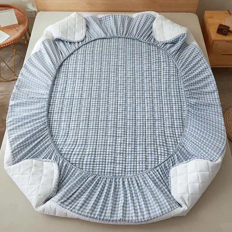 Waterproof Mattress Protector, Fitted Sheet Waterproof Mattress Cover, Breathable & Noiseless Mattress Pad, With Deep Pocket