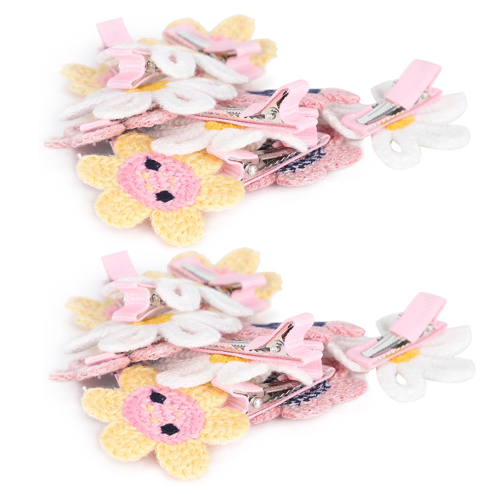 

20Pcs Cute Pet Dog Cat Headwear Sunflower Style Hairpin Hair Clip Pet Grooming Accessories