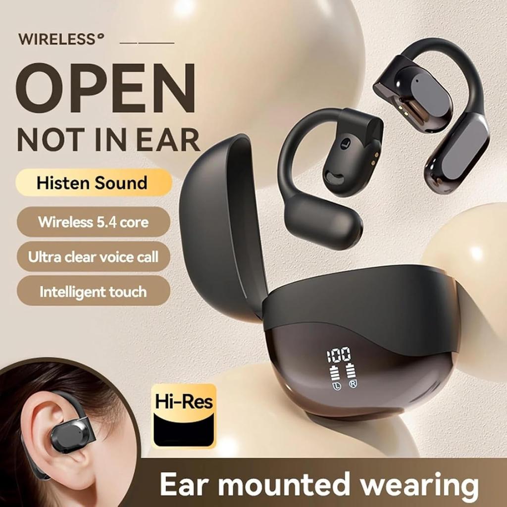 Ai Translating Earbuds, Two Way Translator Ear Buds Device in Real Time for iOS & Android, Wireless Bluetooth 144 Languages Translation Pods Over-Ear