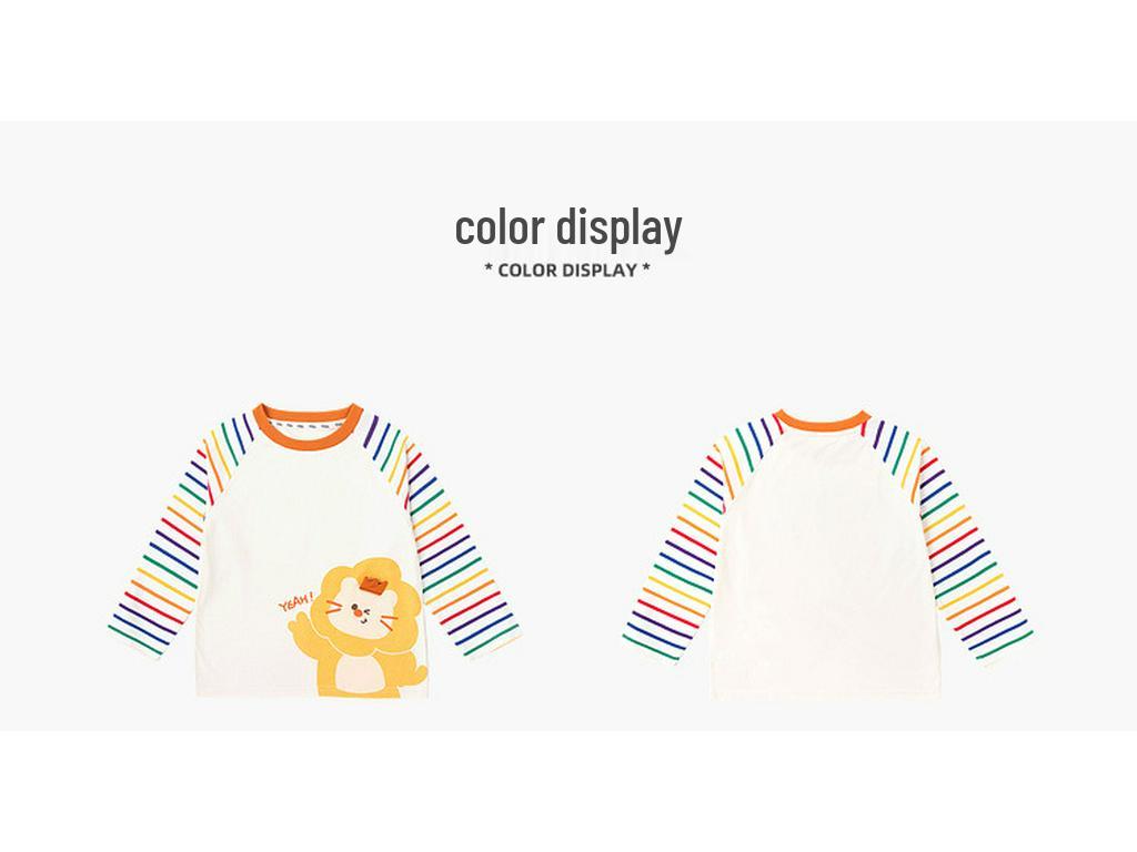 Dudu Family 100% Cotton Long Sleeve Children's T-shirt for Boys and Girls - Spring Top