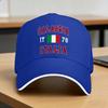 Italia Italian Flag Vintage Casual Baseball Cap  Kpop Rock Hip Hop Hats Summer Adjustable Unisex WoUnisex Streetwear Snapback Cap