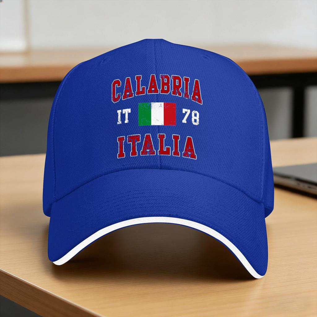 Italia Italian Flag Vintage Casual Baseball Cap  Kpop Rock Hip Hop Hats Summer Adjustable Unisex WoUnisex Streetwear Snapback Cap