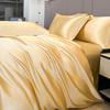 Summer Ice Silk Four-Piece Bed Hat Imitation Tencel Quilt Cover Cool Silk Bed Sheet Washed Silk Quilt Cover