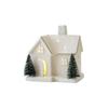 Ceramic Christmas Village Houses, Glowing Lighted Holiday Decorations For Indoor Tabletop, Christmas Home Decor
