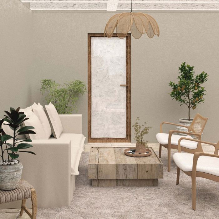 70x200 Cm CELIA Khaki Windbreak, by Soleil d'Ocre