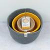 Tall Jute Mini Bowls Set Of Three - Beach