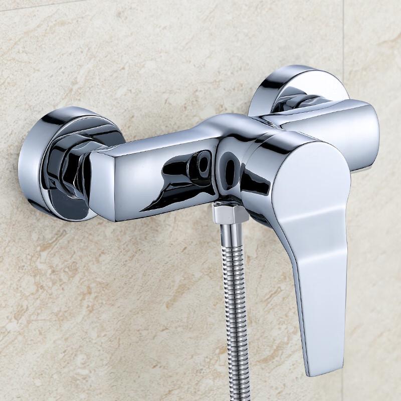 TLXT Wall-Mounted Hot/Cold Shower Faucet Set