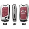 Custodia Copri Telecomando Chiave Auto in Metallo per Toyota Camry RAV4 Forturner Hilux Auris Corolla Avensis Verso Yaris Aygo Scion TC IM Guscio
