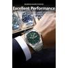 POEDAGAR Luxury Business Men's Quartz Watches Date Week Man Stainless Steel Watch Waterproof Luminous Fashion Wristwatch+Box