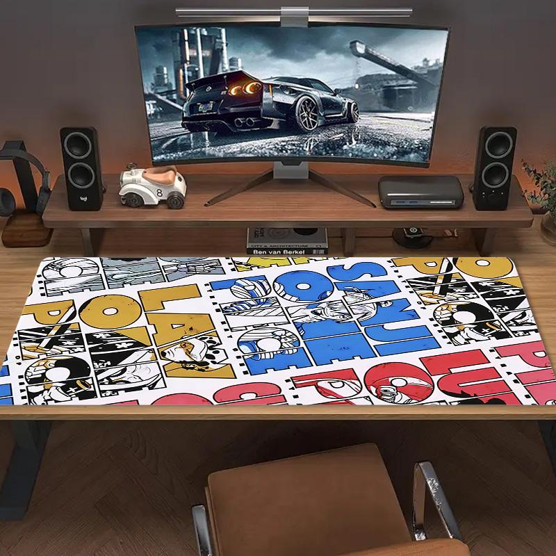One Piece3 Print  Cushion Non-slip Laptop Tablet Big Mousepad XXL Mat Mini PC Playmat With Lock edge