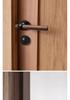 Chinese Style Minimalist Magnetic Walnut Wood Silent Bedroom Door Handle