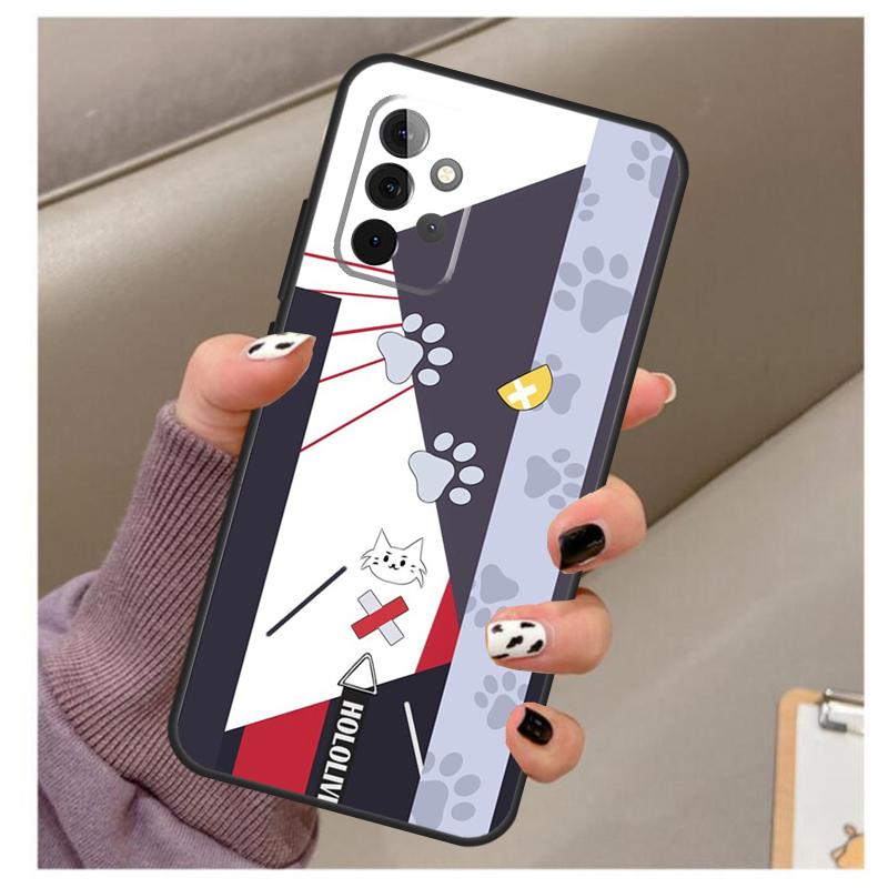 Hololive Costume Case For Samsung Galaxy A34 A54 A14 A06 A16 A26 A36 A56 A12 A32 A52 A13 A33 A53 A15 A35 A55