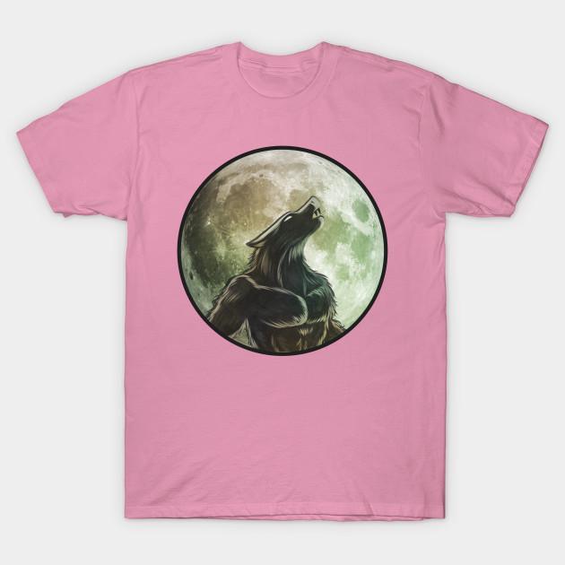 T Shirt Women Wolf And The Moon Harajuku Print Kawaii Tshirt Summer Short Sleeve Female T-Shirt Top Tee