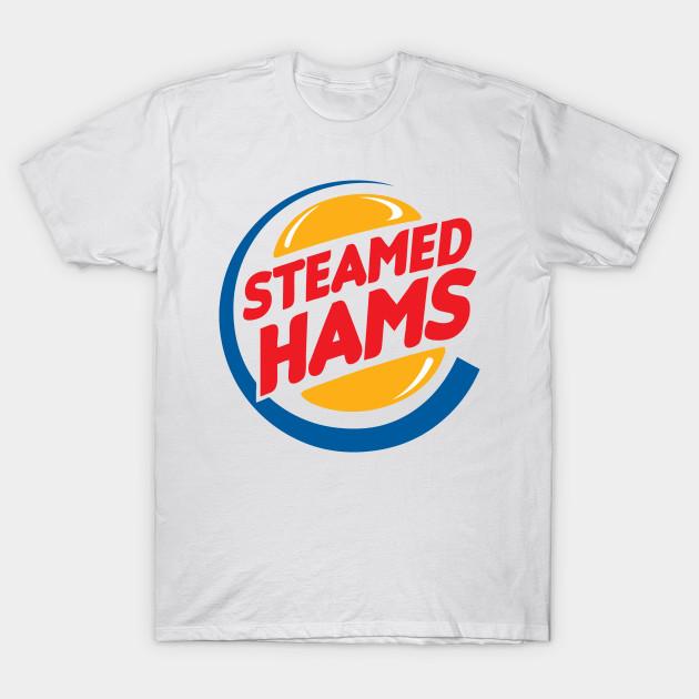 

Men Black Print T-shirt Steamed Hams Classic No-Cut Transfer Paper Print Cotton Tshirt 4XL білий