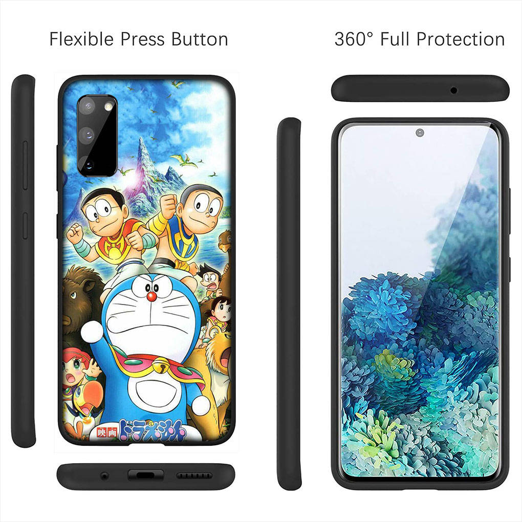 Kryt pro iPhone 16 15 Xiaomi Redmi Note 14 13 12 11 Pro Max X 8 9 16e Samsung Galaxy S25 S24 S23 Moto G85 G24 OPPO Huawei Anime Doraemon Pouzdro na telefon
