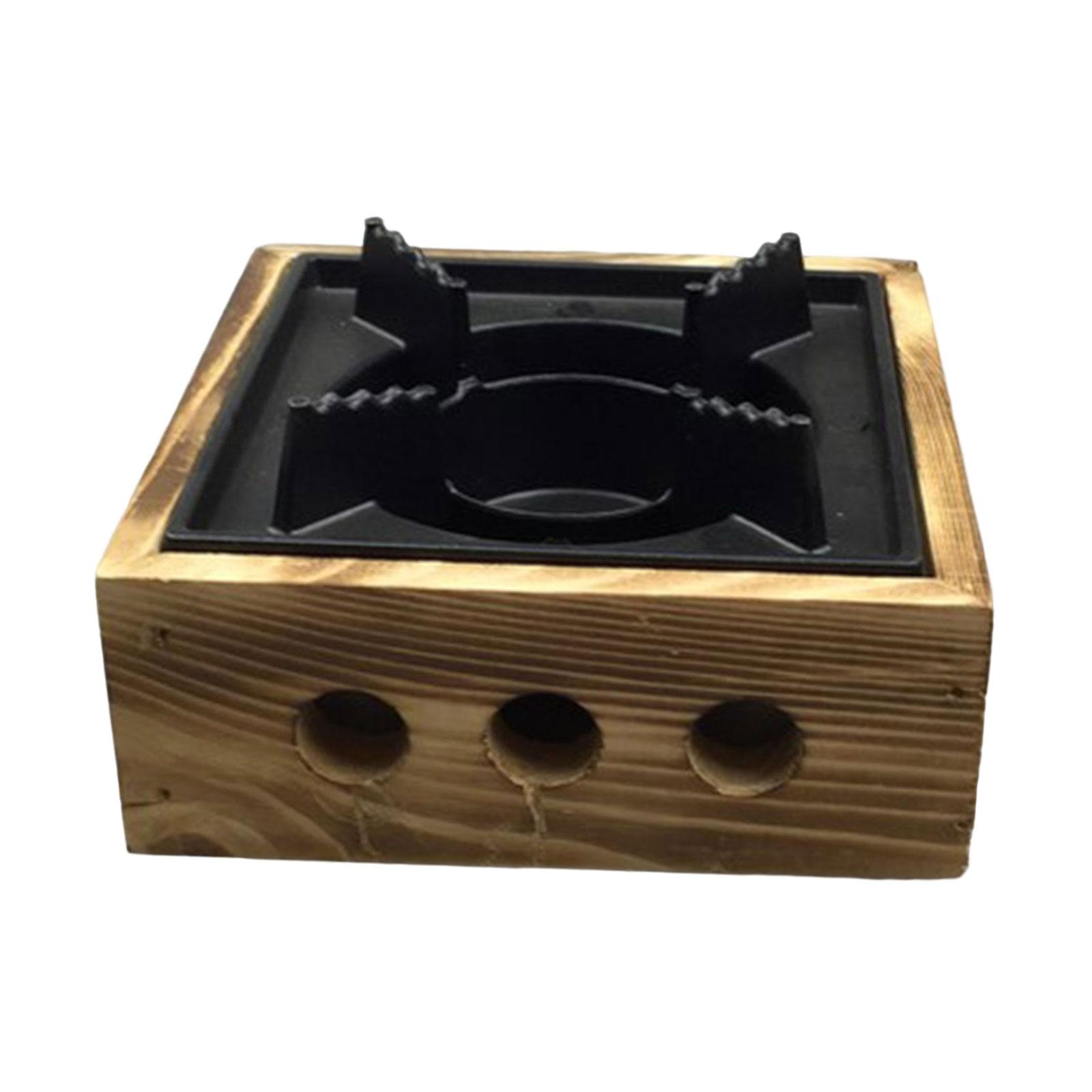 

Portable Alcohol Stoves Furnace Kitchen Equipment Lightweight Square Spirit Burner for Camping Hiking Backpacking Cooking BBQ