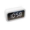 Charging Alarm Clock Bluetooth Speaker Radio Mirror Electronic Clock Two Sets of Alarm Clocks