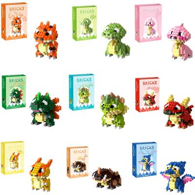 Jurassic Dinosaur Micro-grain Diamond Building Block Assembly Toys Children's Puzzle Handmade Gifts