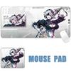 New Sexy Anime Girls Succubus Albedo Ahegao Leather Mouse Pad Table Mat Gaming XXL 90x45CM Mouse Pad Keyboard Carpet Desktop Mat