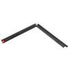 0-300mm Aluminum Alloy Ruler Simple Design Stationery Ruler Portable Metal Ruler  Office School Use