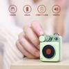 MUZEN Button-Lautsprecher Bluetooth Mini-Größe/kabellos/Retro-Stil/süß/Geschenk (Avocadogrün)