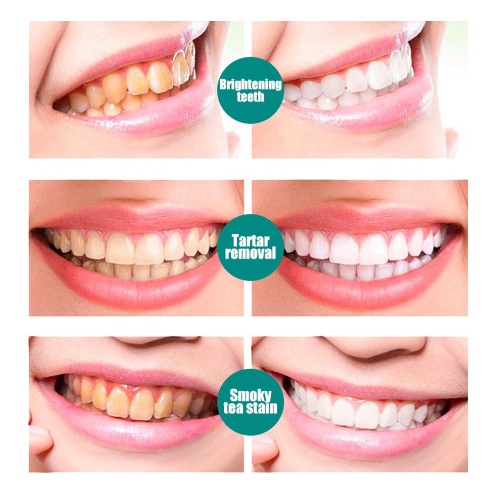 V34 Purple Tooth Whitening Mousse Toothpaste Corrector Teeth Cleaning Fresh Breath Effectively Remove Yellow Plaque Smoke Stain