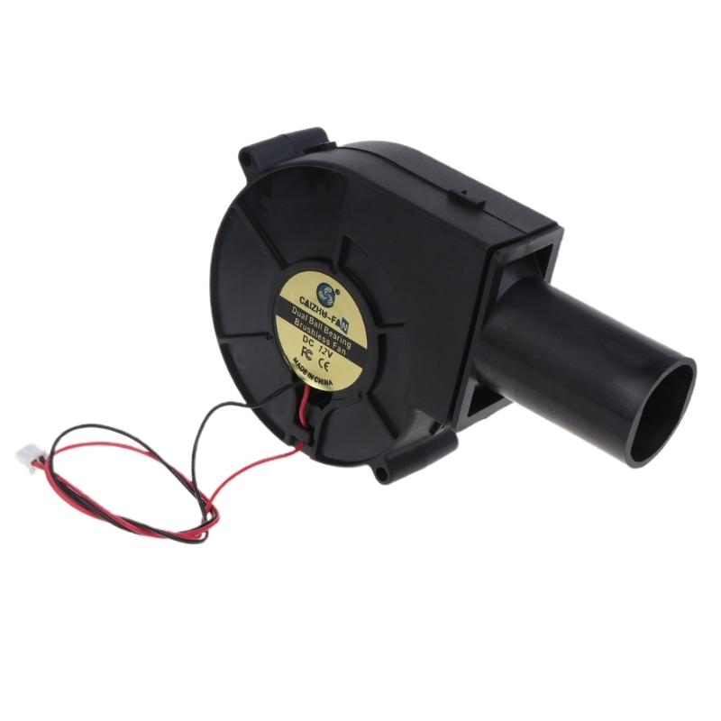 

5V-24V Air Blower Fan Charcoal Starter Cooking Fire Starter Grill Fans with Air-Duct Dual Ball Bearing BBQ Camping Tool 1