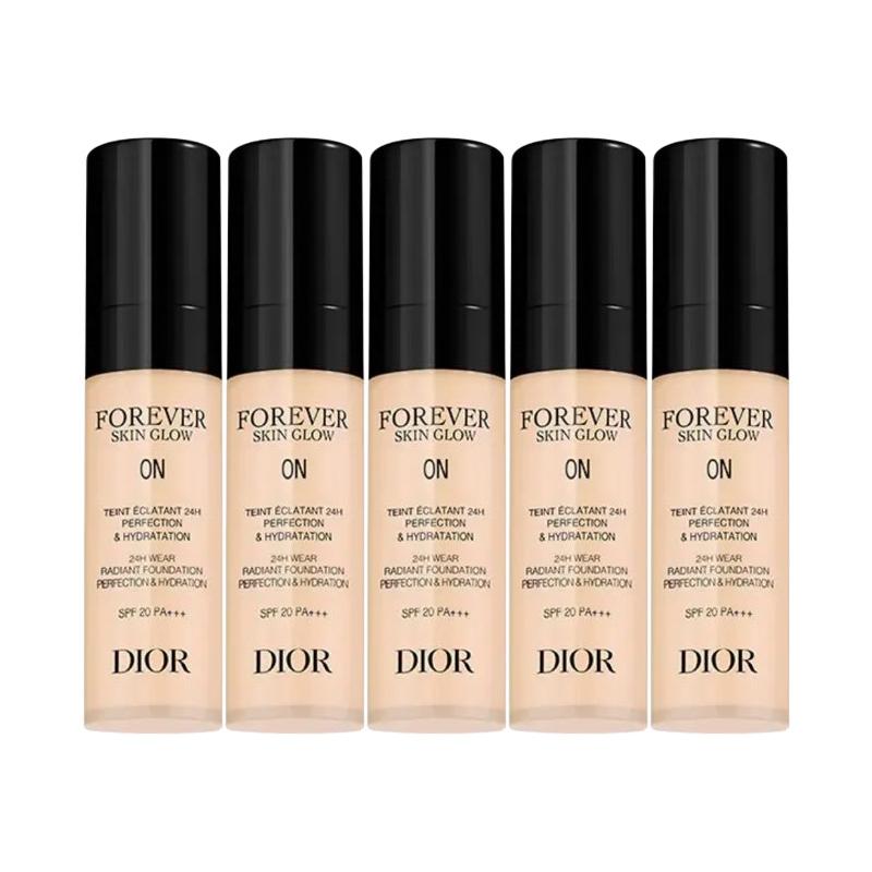 DIOR Foundation #0N glossy 5ml*5 розовый