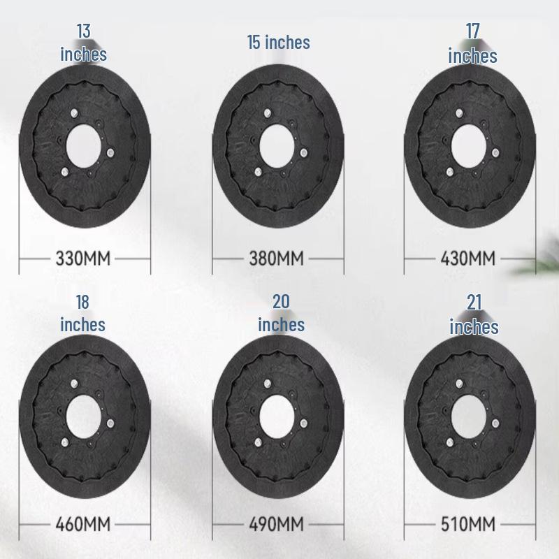 Floor Scrubber Bristle Brush Disc - Compatible with Baiyun, Liqi, Jiyao, Gaomei, Yangzi, Rongshengda Models
