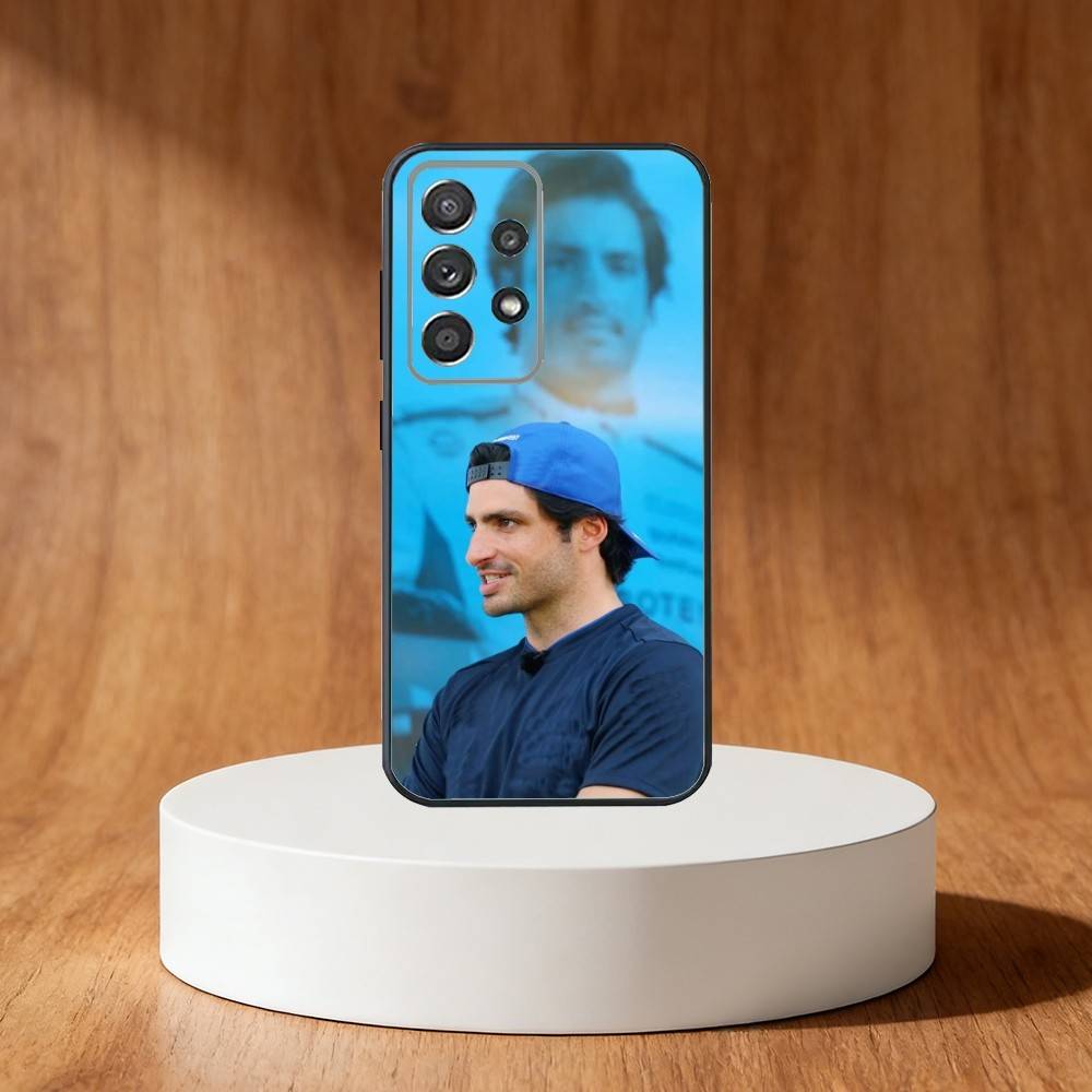 55 Chili C-Carlos S-Sainz Phone Case For Samsung S25,S24,S21,S22,S23,S30,Ultra,S20,Plus,Fe,Note,10,9,5G Black Cover