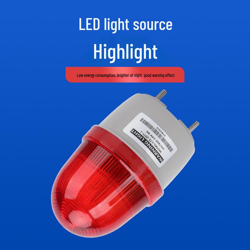 Kompakte LTE-2071-J LED-Warnleuchte mit Ton & Blitz, 220V, 12/24V Warnanzeige