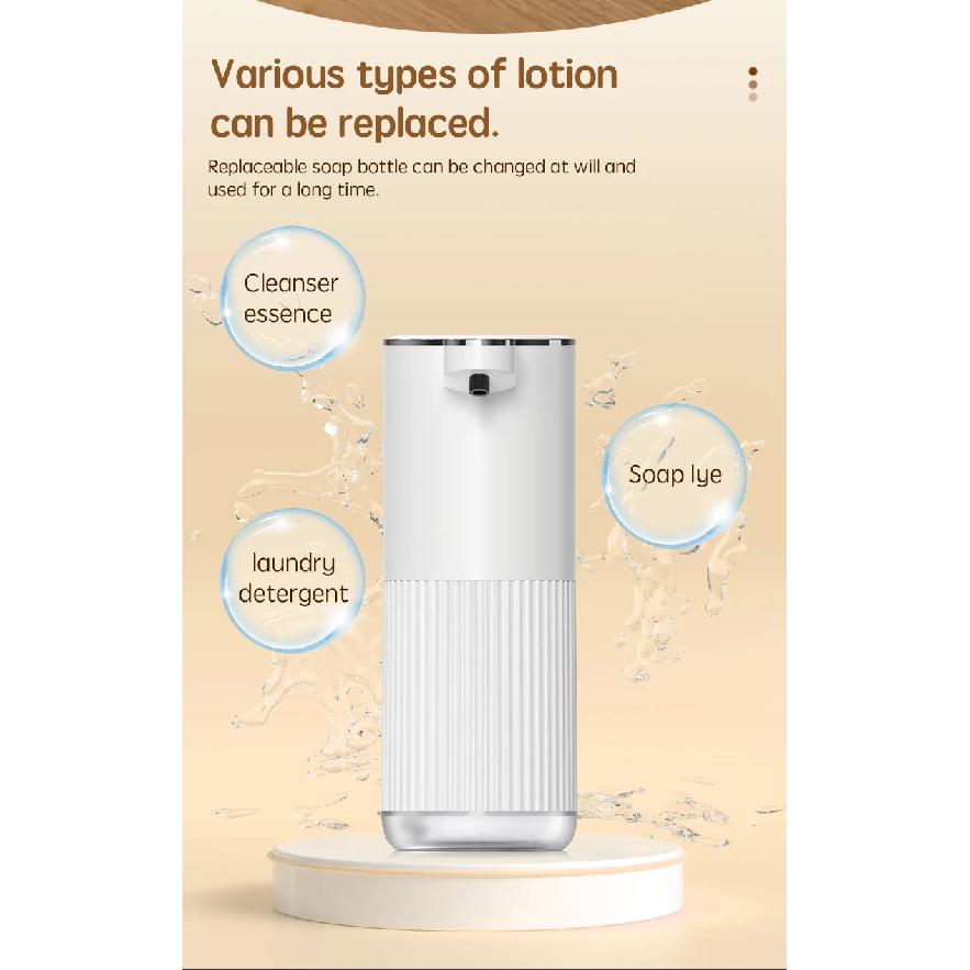 360ML Wall-Mounted Automatic Induction Smart Sense Soap Dispenser IPX5 Waterproof Touchless Hand Sanitizer Pump Washing Machine