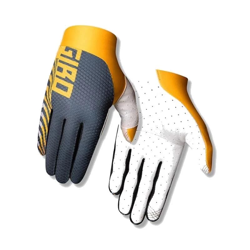 GIRO Trixter Dark Size Simple and Comfortable for and Gloves, Shark/Spectra Yellow, M. Spring, Summer, Fall.