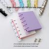 Argolas Metálicas para Fichário Feitas à Mão de 1.5cm para Planejador - Estilo Xiaohongshu, Caderno com Fechos Coloridos